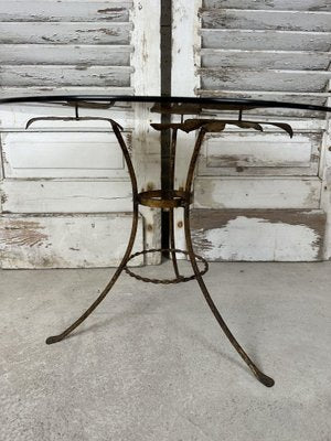 Goldly Metal Side Table, 1970s-AXR-1720575