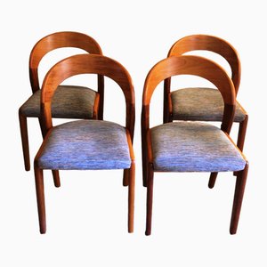 Gondola Dining Chairs attributed to Baumann, 1970s, Set of 4-MCB-2042935