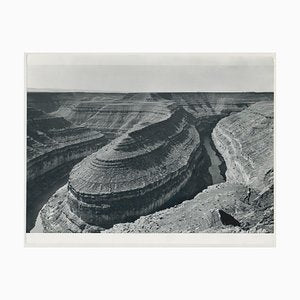 Gooseneck, Grand Canyon, Utah, USA, 1960s, Black & White Photograph-DYV-1245440