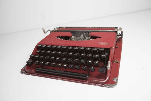 Gossen Tippa Majenta Typewriter, 1950s-VQY-856181