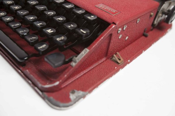 Gossen Tippa Majenta Typewriter, 1950s-VQY-856181