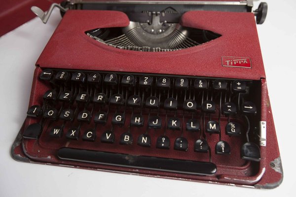 Gossen Tippa Majenta Typewriter, 1950s-VQY-856181