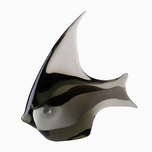 Grail Glass Fish Sculpture by Livio Seguso-ESB-1368431