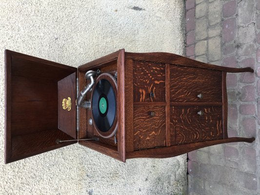 Gramophone in a Cabinet from Jupiter Mark Bevete, 1920s-WQQ-618556