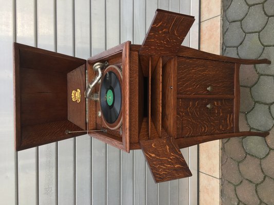 Gramophone in a Cabinet from Jupiter Mark Bevete, 1920s-WQQ-618556