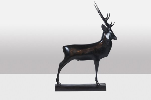 Grand Cerf in Bronze by François Pompon, 2006-CEJ-1770693