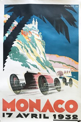 Grand Prix Monaco Poster, 17th April 1932-TS-931073