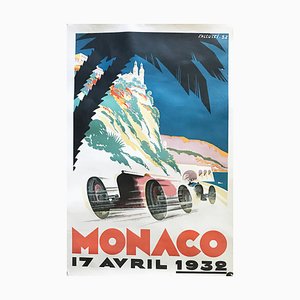 Grand Prix Monaco Poster, 17th April 1932-TS-931073