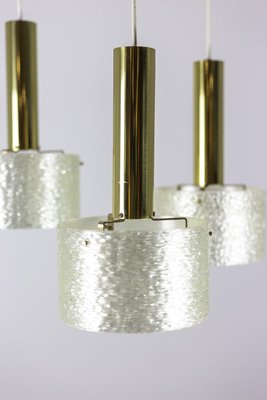 Granite Resin and Gilt Brass Chandelier, 1950s-CEJ-711825