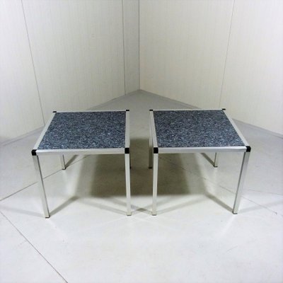 Granite Side Tables, 1980s, Set of 2-TU-833470