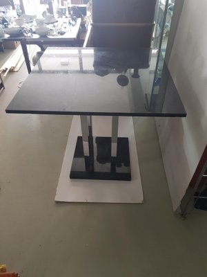 Granite Table with Chrome Legs, 1990s-QDP-699776