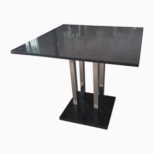 Granite Table with Chrome Legs, 1990s-QDP-699776