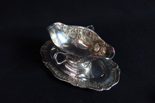 Gravy Boat in Solid Silver from Tétard-WSV-1392597