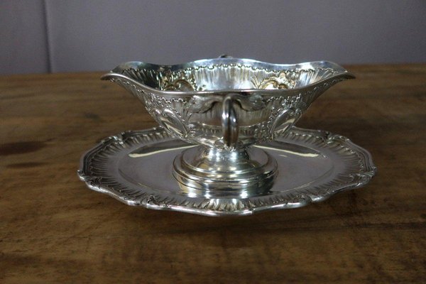 Gravy Boat in Solid Silver from Tétard-WSV-1392597