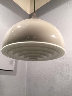 Gray and Milk Glass Ceiling Lamp by Alessandro Pianon for Vistosi-OHK-951327