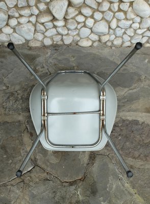 Gray Coquillage Chair by Pierre Guariche for Meurop, 1960s-ZM-999718