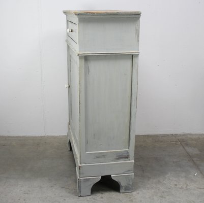 Gray Painted Cabinet, 19th Century-NE-1054409