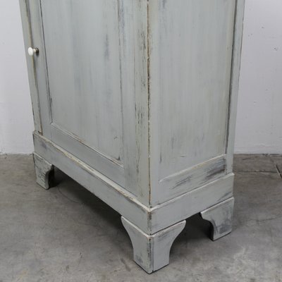 Gray Painted Cabinet, 19th Century-NE-1054409