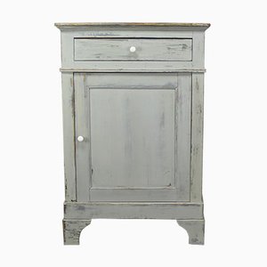 Gray Painted Cabinet, 19th Century-NE-1054409