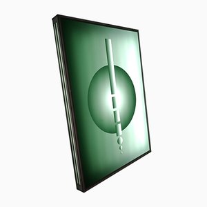 Green Acrylic Glass Sconce, 2000s-OHK-604732