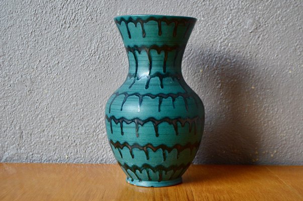 Green and Black Vase from Carstens Tönnieshof, 1960s-AIU-1746466