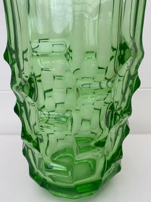 Green Art Deco Vase by August Walther & Söhne, 1930s-LL-1294787