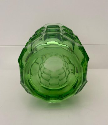 Green Art Deco Vase by August Walther & Söhne, 1930s-LL-1294787