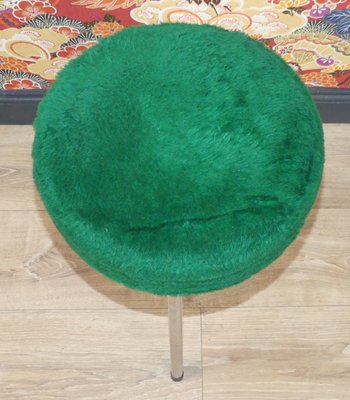 Green & Black Stool, 1970s, Set of 2-AFE-1156343