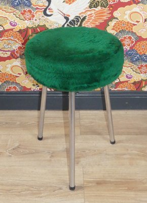 Green & Black Stool, 1970s, Set of 2-AFE-1156343