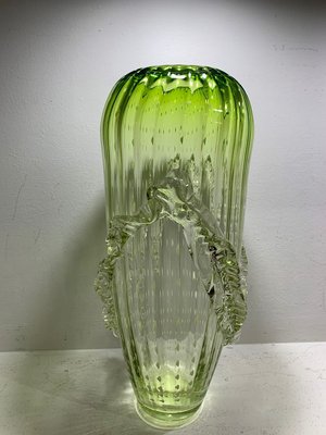 Green Blown Glass Vase, 1970s-IKW-826746