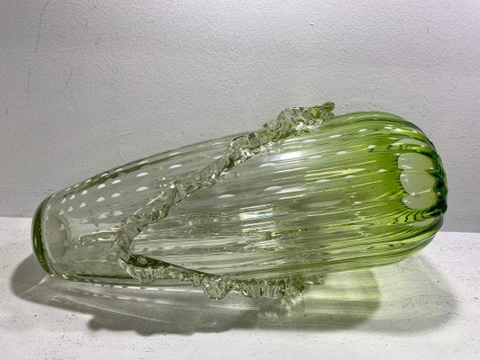 Green Blown Glass Vase, 1970s-IKW-826746