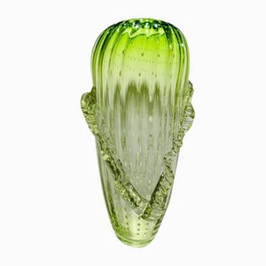 Green Blown Glass Vase, 1970s-IKW-826746