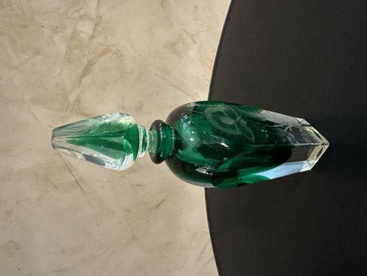 Green Crystal Glass Bottle-BFK-1706338