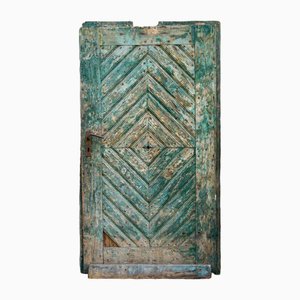 Green Door with Chevron Design-VEI-2021268