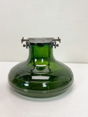 Green Glass Christmas Tree Stand from Bulach of Switzerland, 1930s-WZZ-1740232