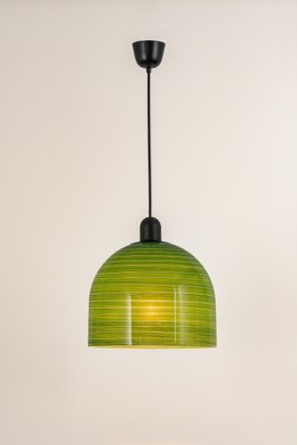 Green Glass Pendant Light by Peill Putzler, Germany, 1970-UGR-1308843