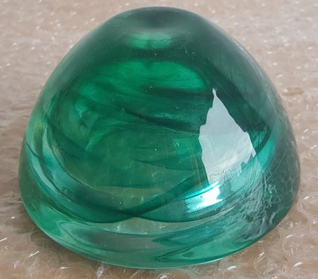 Green Glass Tealight Holder by Anna Ehrner for Kosta Boda, 1990s-QDP-1295701