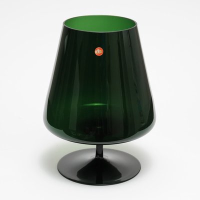 Green Glass Vase from Ingrid Glashutte, 1970s-IXK-823821