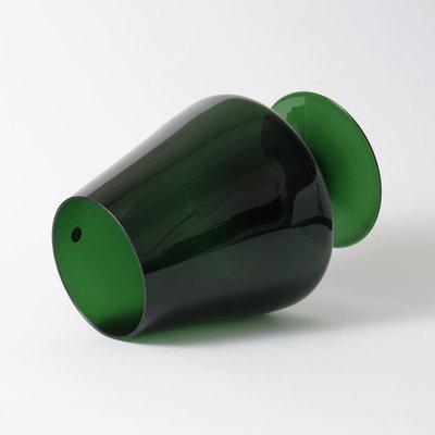 Green Glass Vase from Ingrid Glashutte, 1970s-IXK-823821