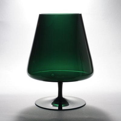 Green Glass Vase from Ingrid Glashutte, 1970s-IXK-823821