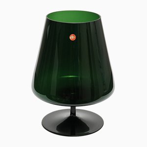 Green Glass Vase from Ingrid Glashutte, 1970s-IXK-823821