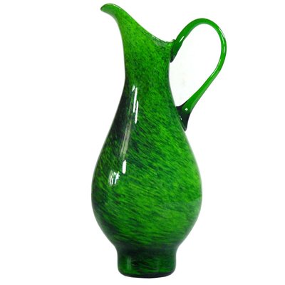 Green Glass Vase from Murano, 1970s-GIW-1162447