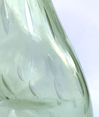 Green Glass Vase, Italy, 1990s-WIM-835104