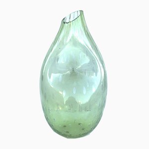 Green Glass Vase, Italy, 1990s-WIM-835104