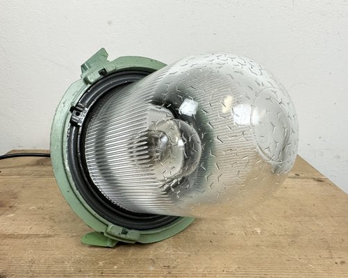 Green Industrial Pendant Light, Soviet Union, 1960s-CGF-1408497