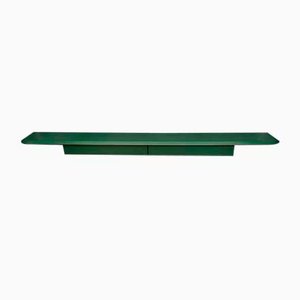 Green Leather Console Table from Matteo Grassi, 1980s-MAX-788313