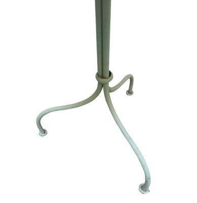 Green Metal Bistro Side Table, Italy, 1980s-YUW-1777269