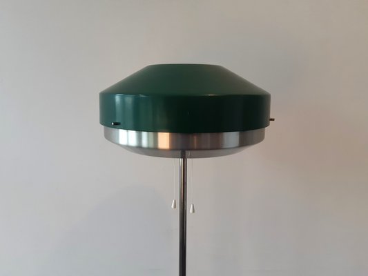 Green Metal Floor Lamp by Willem Hagoort for Hagoort Lamps, Netherlands, 1960s-NV-1014582