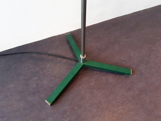 Green Metal Floor Lamp by Willem Hagoort for Hagoort Lamps, Netherlands, 1960s-NV-1014582