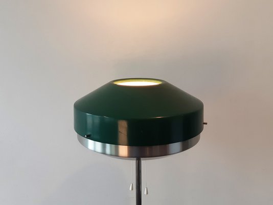 Green Metal Floor Lamp by Willem Hagoort for Hagoort Lamps, Netherlands, 1960s-NV-1014582